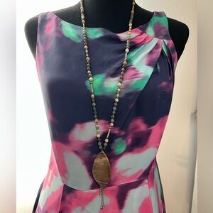 Chan Luu Semi Precious Stone Necklace w/925 Hook Clasp 35” B33